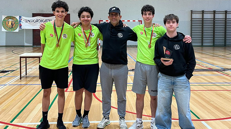Badminton do AESertã em destaque no Campeonato Distrital