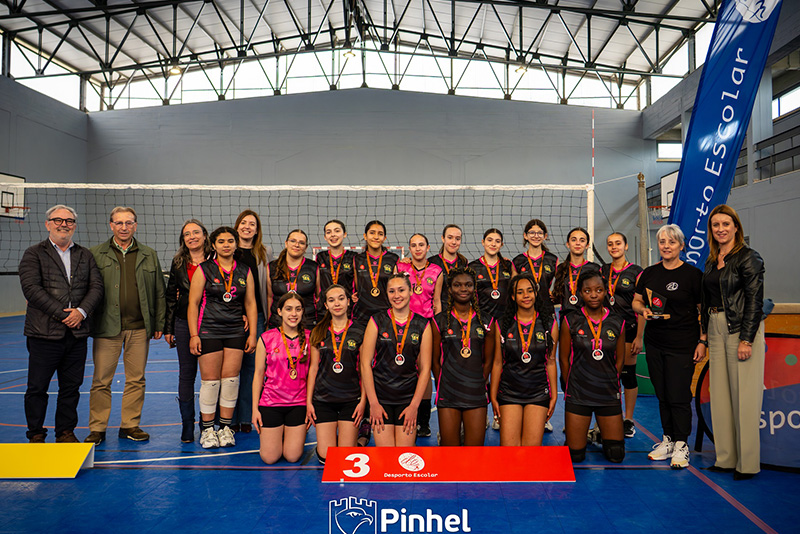 AE Sertã no pódio regional: uma jornada de superação e determinação no voleibol iniciado feminino