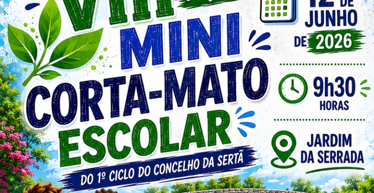 VIII Minicorta-Mato Escolar do 1.º Ciclo realiza-se a 12 de junho, na Sertã